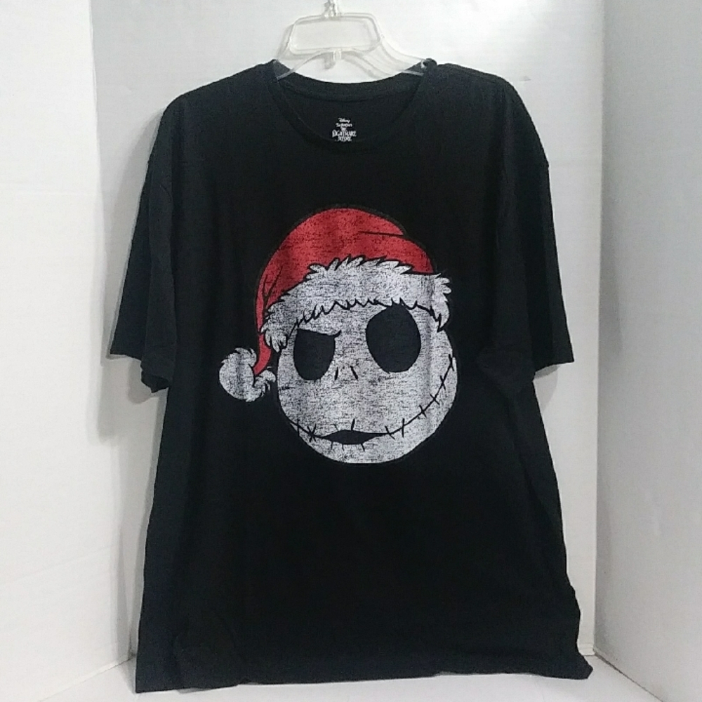 Disney The Nightmare Before Christmas Black Men's Graphic T-Shirt *EUC*